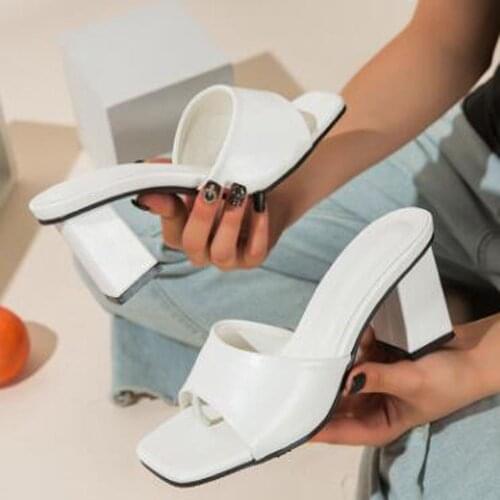 Hot Selling Italian Style Slingbacks African Woman Slipper Simple Party Summer Sandals Italy High Heel Women Wedding Shoes 20202