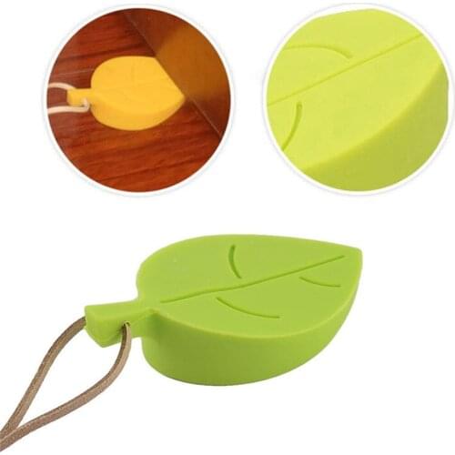 Leaves Silicone Door Stop Block Children Kids Anti-folder Hand Security Door Card Hanging Door Stopper Baby Safety door Locks