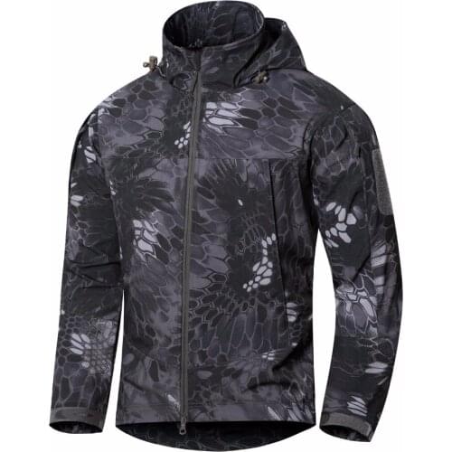 Shanghai Story 2019 New Arrival Mens Softshell Jacket Windproof Waterproof Cold Proof Army tactical Clothing 8 Color
