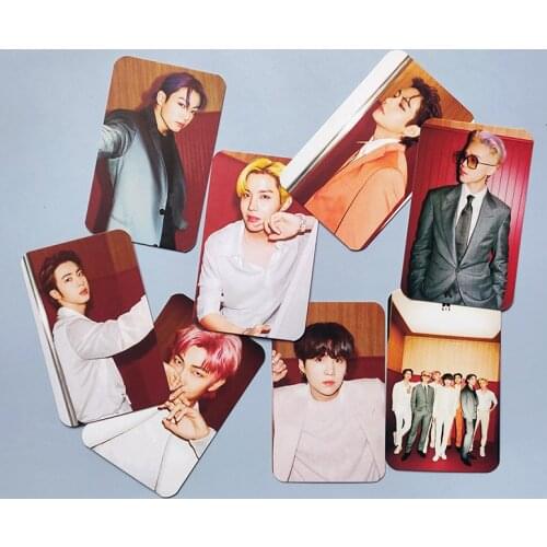 2021 NEW Kpop Bangtan Boys Butter Lomo Card Poster SUGA JUNGKOOK JIMIN JIN RM V J-HOPE Paper Card Photocard Lomo Cards