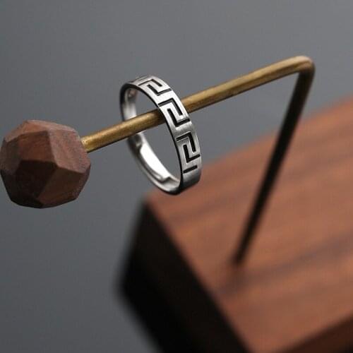 New 2021 Trendy Personality Design High Quality Simple Geometric Resizable Rings for Women Men Fashion Gothic Luxury Jewelry
