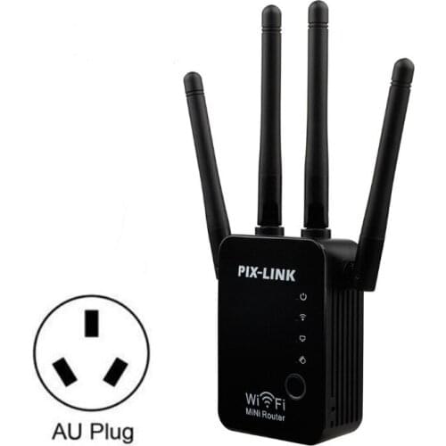 New wifi Repeate four antenna amplifier repeater 300M wireless router network extender WR16