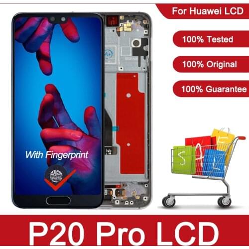 Original 6.1'' For Huawei P20 Pro LCD Touch Screen Digitizer Assembly For Huawei CLT-L09 CLT-L29 CLT-AL01 Display Repair Parts