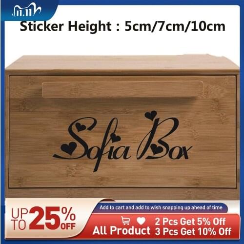 Bread Box Bin Decal Sticker Kitchen Restaurant Breadbox Bread Bin Lable Vinyl Mural Wall Sticker Decal Home Decor