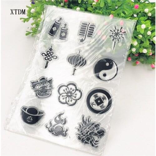 Hot sale Fireworks Transparent Clear Stamps / Silicone Seals Roller Stamp for DIY scrapbooking photo album/Card Making