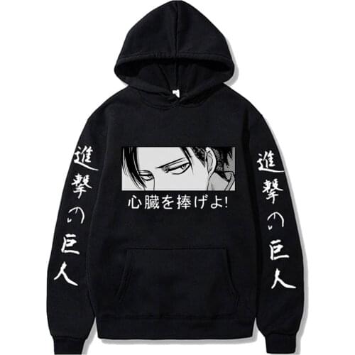 Funny Anime Attack on Titan Men Women Unisex Hoodies Sweatshirts Anime Eyes Harajuku Hoodie