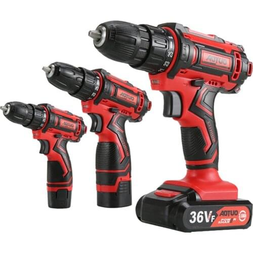 High-Quality Electric Screwdriver Lithium Battery 16.8/12V Household Cordless Electric Drill Handheld Electric Screwdriver Power