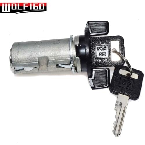 WOLFIGO Ignition Key Switch Lock Cylinder Assembly W/ 2Keys LC1428 LC1430 For Chevy Astro GMC Safari Van 85-94 New