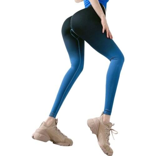 Women Yoga Leggings Gym Yoga Seamless Pants Sports Clothes Stretchy High Waist Athletic Exercise Fitness Seamless Leggings Pants
