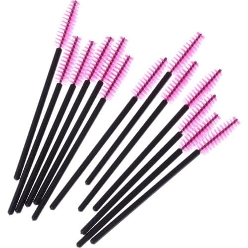 100ocs/Set Colorful Disposable Eyelash Brush Mascara Applicator Wand Makeup Brushes Eyelash Comb Brushes