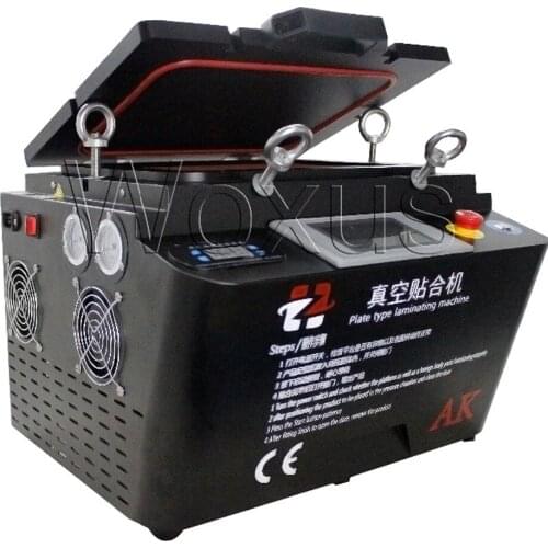 AK 12 Inch Vacuum OCA Laminating Machine Bubble Removing Machine Integrated For Touch Screen Refurbish Black Version