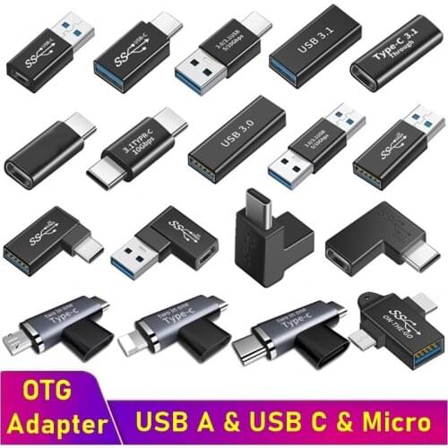 Tongdaytech USB C Adapter Micro Female to Type C Male Adapter OTG Adapter USB C Converter For One plus 6 5 Xiaomi mi 8 Huawei