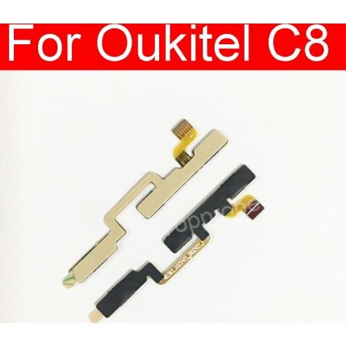 Power On Off Button Volume Key Flex Cable FPC For OUKITEL C8 4G MTK6737 Quad Core Power Volume Flex Ribbon Replacmenet Parts