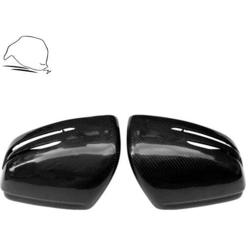 For Mercedes Benz G M class W463 W166 2013-2018 Rearview Mirror Covers Caps Carbon Stick Rear View Mirror Housing Accessories
