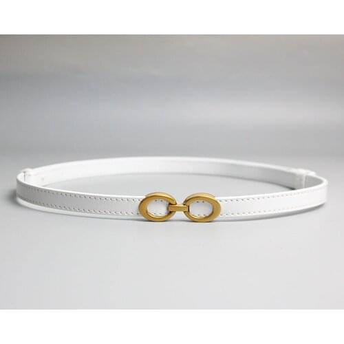 Leather micro and women decorate suit sweater with dress child fashionable joker waist summer small black belt