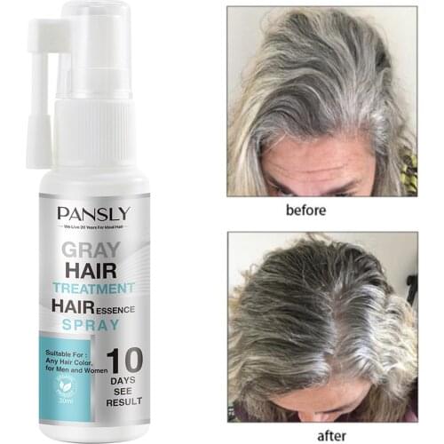 Herbal Cure White Hair Treatment Liquid Spray 30ML Repairs Scalp Treatment