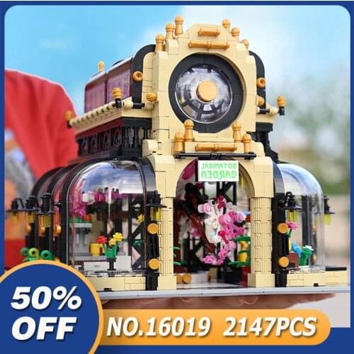 Mould King 16019 Botanical Garden Park Model Compatible With MOC-26998 Building Blocks Bricks Educational Toys Birthdays Gifts