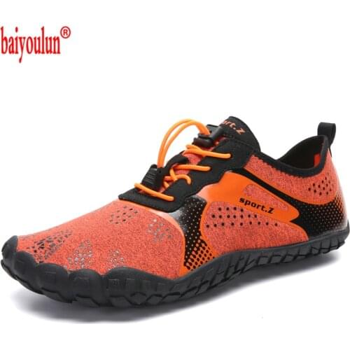 2021 Mens Running Shoes Summer Breathable Sneakers Gym Walking Shoes Outsole Quick Drying Running Shoes Unisex