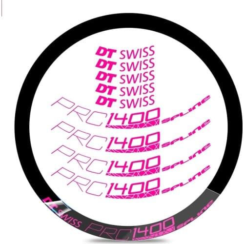 DT PRC1400 1400 38D Wheel Sticker for Road Bike Bicycle 38 Disc Brake only Cycling Decal