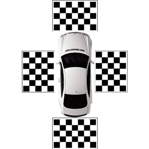 NEW-4Pcs Fabrics Calibration Cloth for 360 Degree Surround Bird View Panoramic DVR System