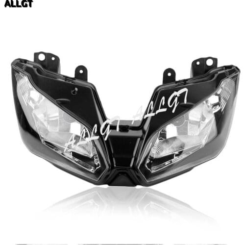 ALLGT Front Headlight Head Lamp for Kawasaki Ninja 300R 2013 2014 2015 2016