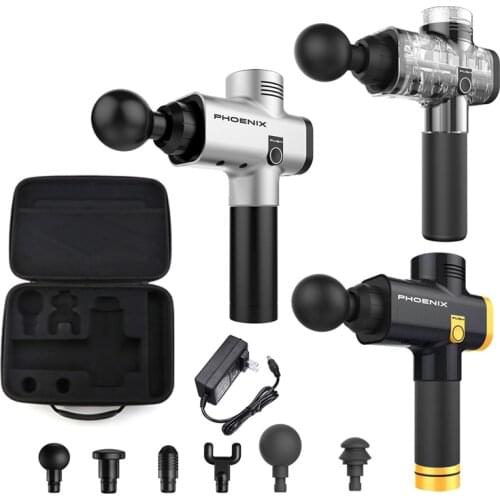 Profreesional Deep Tissue Massage Gun Electric Muscle Massager High Frequency Vibration Massager for Relax Relief Muscles Pain