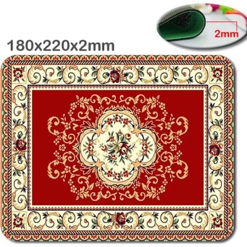 Arab red carpet pattern custom fast printing professional non-slip lasting comfortable durable creative mode optical mouse pad
