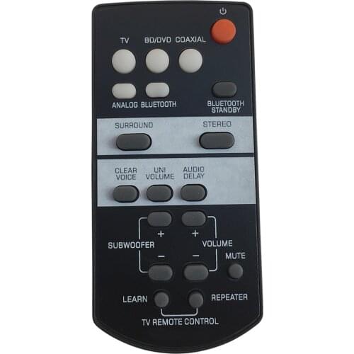 Remote Control Replace For Yamaha Sound Bar YAS-103BL YAS-152
