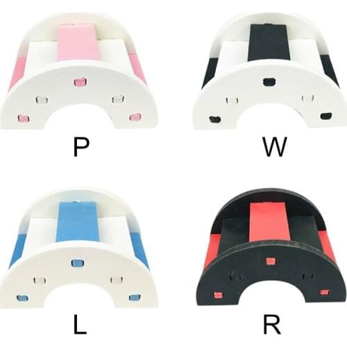 PVC Hamster Toy Small Pet Bridge Colorful Hamster Climbing Small Animal Standing Board Toy Small Pet Toy Cage Accessories