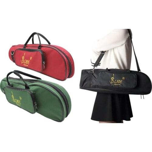 LADE Water-resistant Trumpet Gig Bag Oxford Cloth Adjustable Single Shoulder Strap Instrument Case trumpet case gig bag trumpet