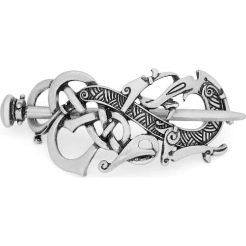 Viking Scandinavian hairpin ,Hair Clips Stick Slide Accessories amulet jewelry with valknut gift bag