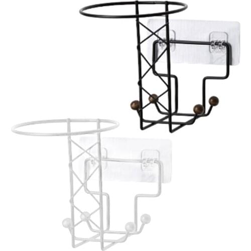 Iron Motorcycle Helmet Stand Holder with Back Adhesive Wall Mounted Hook Hanger Hat Cap Coat Keys Rack Jy20 21 Dropshipping