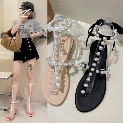 Womens Shoes 2021 Womens Sandals Gladiator Style Womens Shoes Flip Flops Set Heel Ladies Shoes