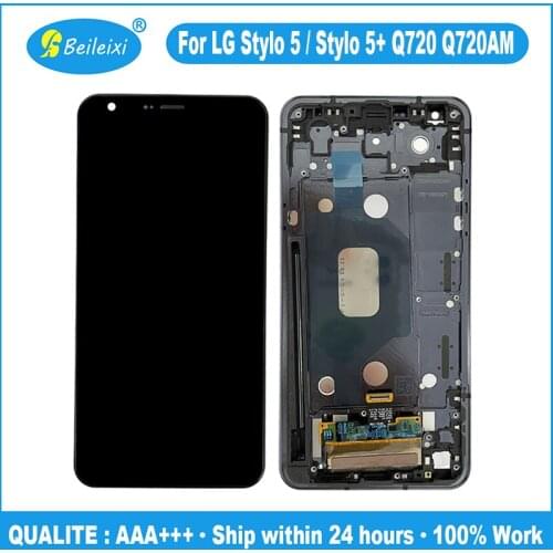 For LG Stylo 5 Q720AM Q720 LM-Q720CS Q720QM6 Q720MS Q720QM LCD Display Touch Screen Digitizer Assembly For LG Stylo 5+ Q720AM