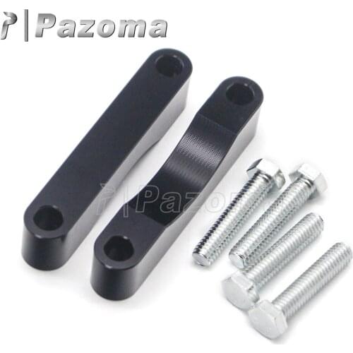 0.75" Front Fender Spacer Motorcyle For 1984-2013 Harley Touring w/ 6.5"wide 30" Wheel Aluminum Black & Chrome Accessories