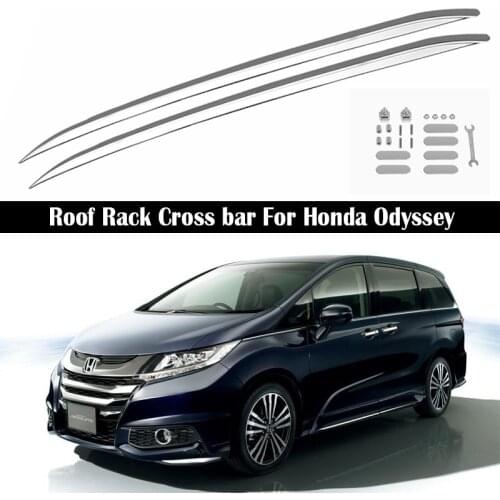 Aluminum Alloy Roof Rack For Honda Odyssey Mvp RB3 RB4 2015-2021 Rails Bar Luggage Carrier Bars top Cross bar Rack Rail Boxes