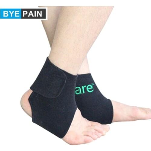 1 Pair BYEPAIN New Health Care Self-heating Tourmaline Ankle Brace Support Tourmalin Belt Magnetic Therapy Ankle Massager