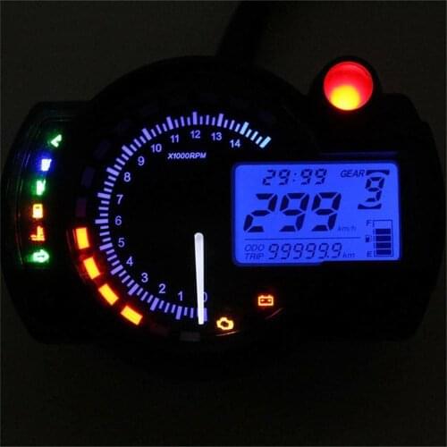 Motorcycle Speedometer LCD Digital Odometer for RX2N MAX 299KM/H Moto Dashboard Motorcycle Speedometer Meter