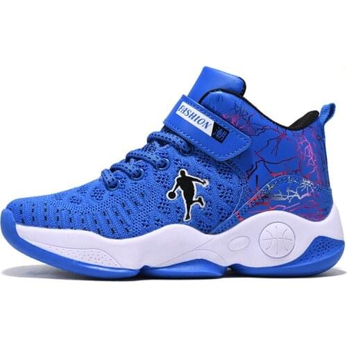 2021 Kids Sport Shoes for Boys Sneakers Boy Breathable Basketball Sport Children Shoes Autumn Boys Child Shoes Chaussure Enfant