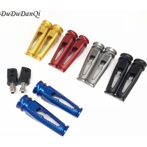 For SUZUKI GSX1300R HAYABUSA GSF1250 Bandit GSF650 Bandit Motorcycle CNC Aluminum Passenger Footrests Rear Foot Pegs pedal