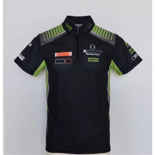 Hot sale ummer short-sleeved T-shirt men and women locomotive team serve the same style