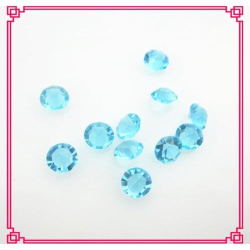 Hot Selling 100pcs 5mm 4mm Skyblue Crystal March Birthstone Floating Charms Living Glass Memory Lockets Charm DIY Jewelry