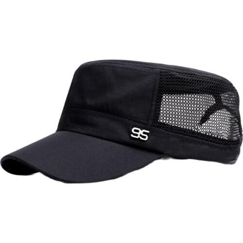 Summer Mens Mesh Baseball Cap Dad Hat Patchwork Fashion Design Teenagers Hat Visor casquette homme touca