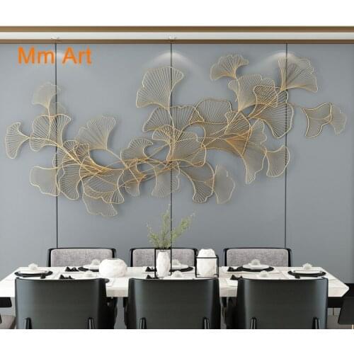 Creative Ginkgo Leaf Chinese Wall Decorations Bedroom Wall Stickers