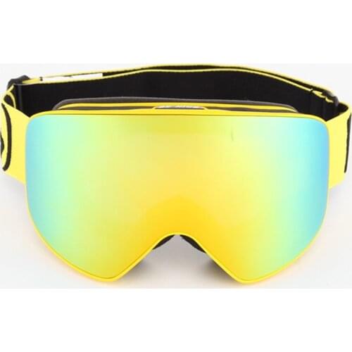 Ski Goggles Anti-Fog Double Layer Lens Frameless Windproof Snow Skate Goggles ASD88
