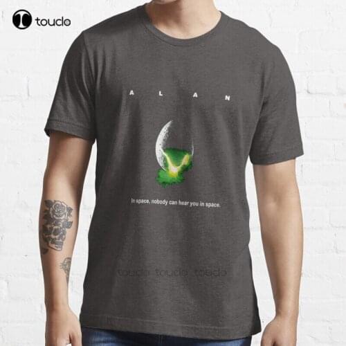 New Alan - Alien Parody T-Shirt Cotton Men Tee Shirt