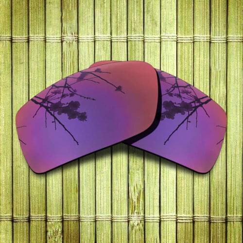 Polarized Replacement Lense For-Oakley Gascan Sunglasses Frame True Color Mirrored Coating - Midnight Sun Color Available