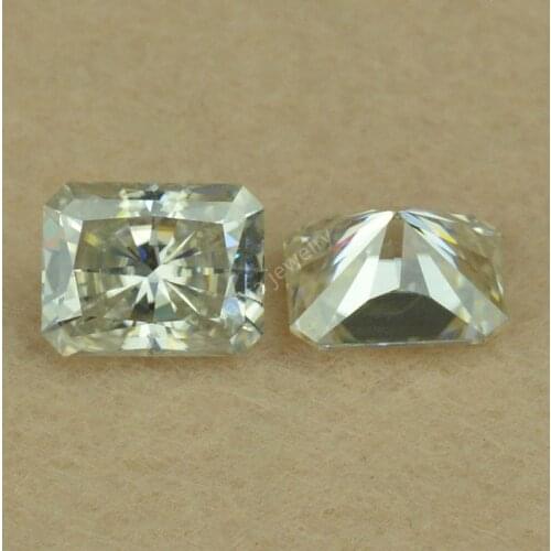 Sale 3Ex VVS1 DEF White Color Baguette Crushed Ice Radiant Cut Moissanites Gemstone Synthetic Diamond For Free Carving GRA