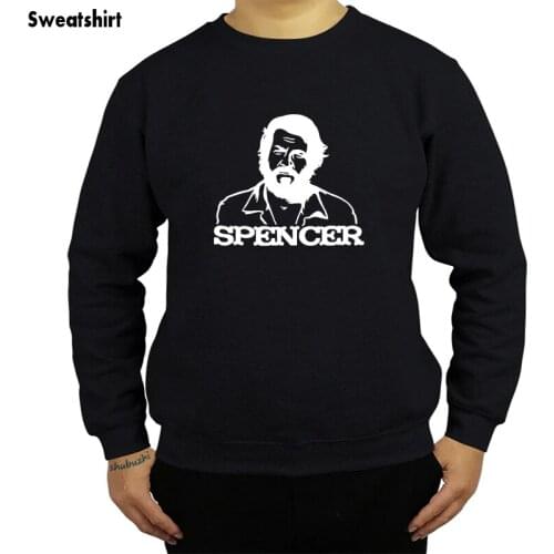 Men sweatshirt Bud Spencer Vintage Terence Hill sweatshirt Round Neck Tops Cotton autumn winter hoodie Plus Size Tops sbz8113
