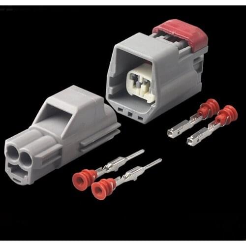 100SETS 2 Hole 7282-5558-30 7283-5558-10 Waterproof Automotive Sealed Cable Connector Electric Plug Socket For Cars Motors